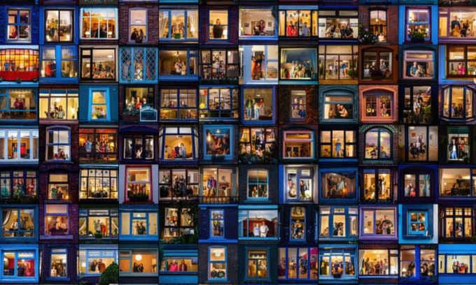 Bức ảnh ”Windows on to the interior world” (tạm dịch: Cửa sổ vào thế giới bên trong) tập hợp rất nhiều hình ảnh được chụp bởi nhiếp ảnh gia Ruth Medjber tại Ireland trong suốt thời gian giãn cách xã hội. Ảnh: Ruthless Imagery.