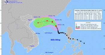 Bão số 7 suy yếu thành áp thấp, ít có khả năng ảnh hưởng đến đất liền