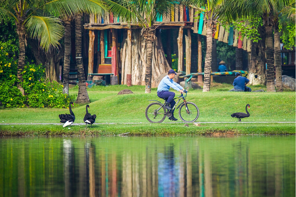 Khung cảnh bình yên tại Ecopark