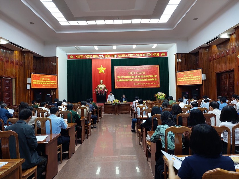 Quảng B&igrave;nh: Triển khai c&ocirc;ng t&aacute;c phổ biến gi&aacute;o dục ph&aacute;p luật c&oacute; trọng t&acirc;m, trọng điểm ảnh 1