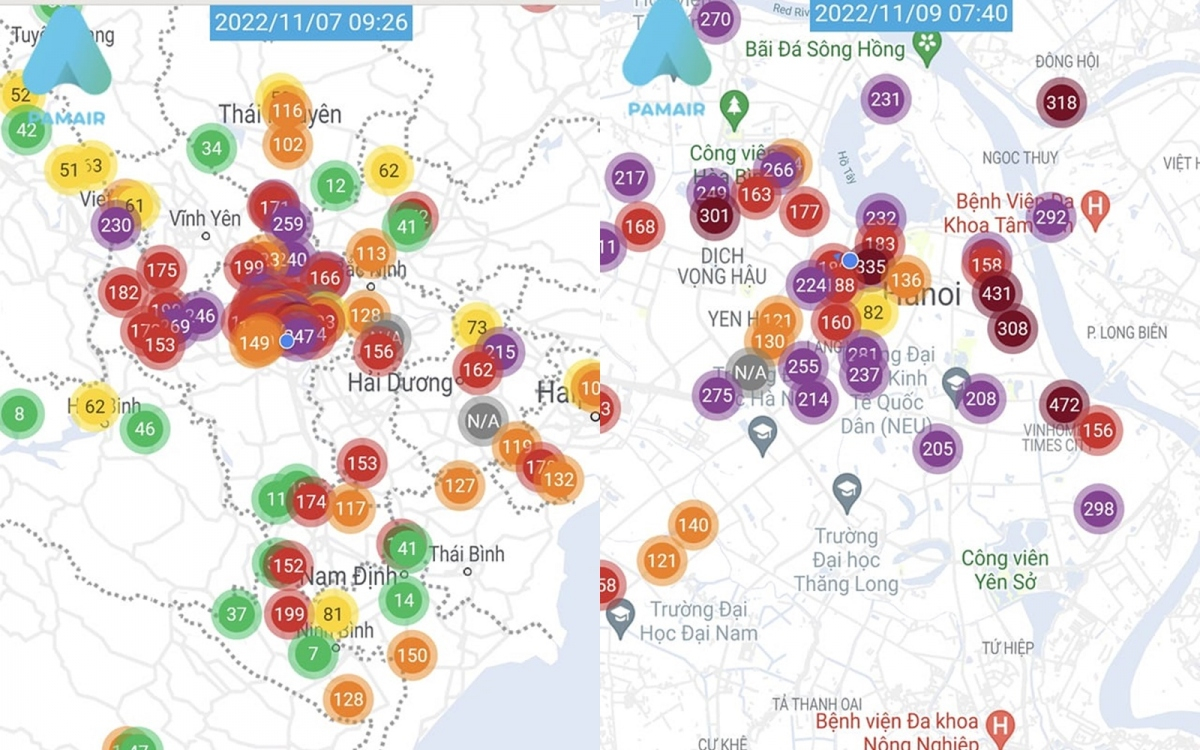 Những ngày qua ô nhiễm không khí trầm trọng xảy ra ở Hà Nội và các tỉnh phía Bắc
