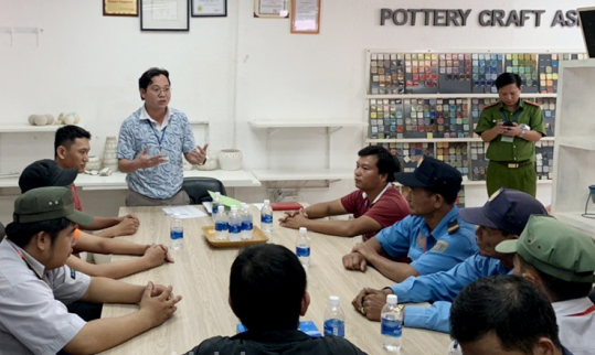 Tập huấn trang bị kiến thức ph&aacute;p luật, kỹ năng cho c&aacute;c th&agrave;nh vi&ecirc;n của Đội CNXK