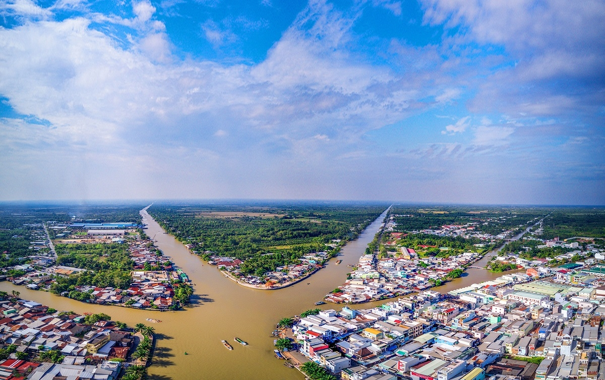 Một góc thành phố Ngã Bảy. Ảnh Báo Xây dựng.