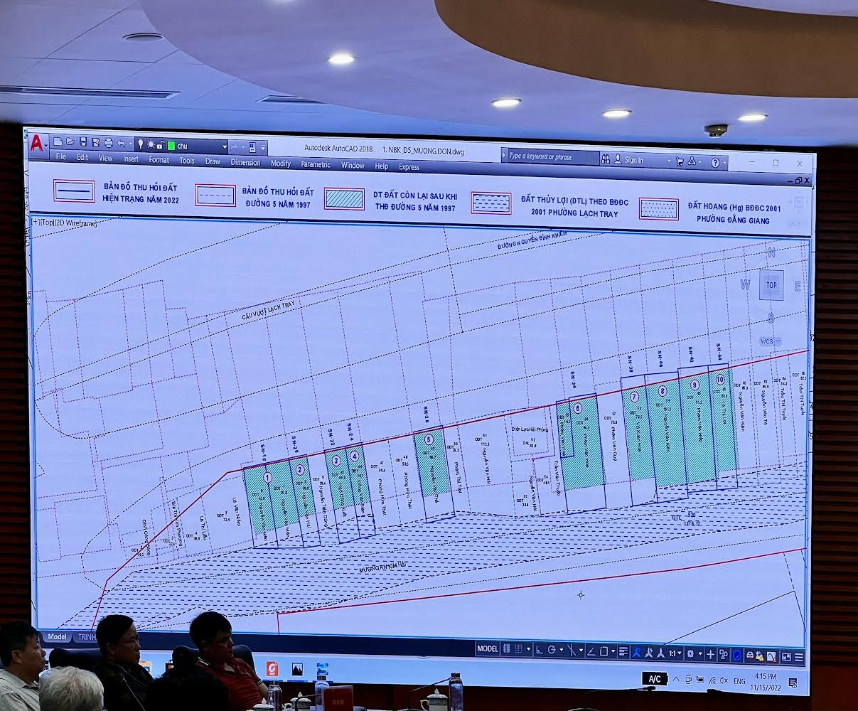 Bản đồ vị trí khu vực UBND quận Ngô Quyền giải phóng mặt bằng, đường Nguyễn Bỉnh Khiêm.