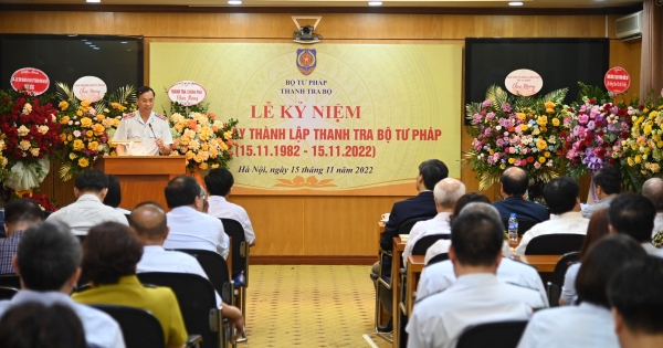 Thanh tra Bộ Tư pháp tiếp tục phát huy truyền thống vẻ vang