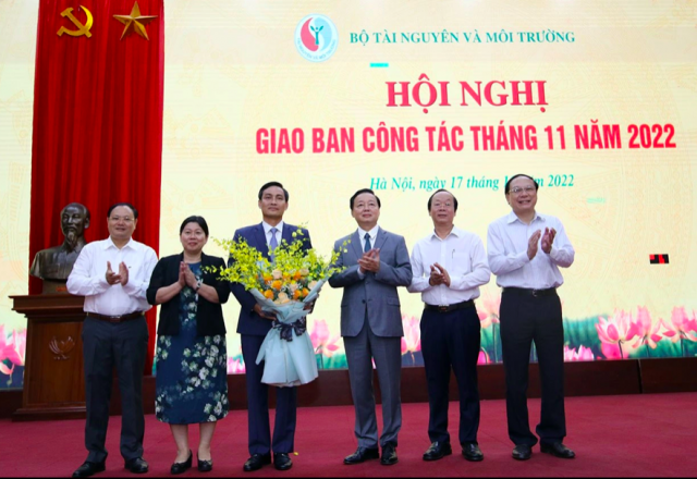 Bộ TN&MT điều động, bổ nhiệm hàng loạt lãnh đạo