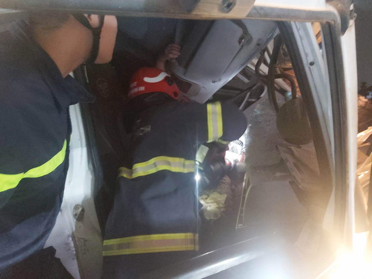 Nạn nhân được giải cứu kịp thời.