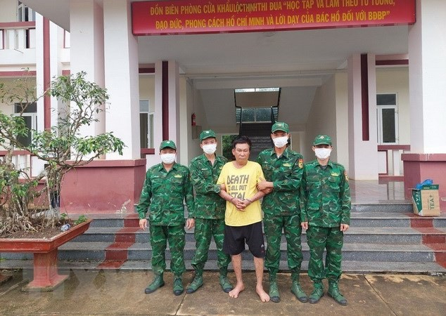 Đối tượng L&ecirc; Ho&agrave;ng Th&agrave;nh bị bắt giữ.