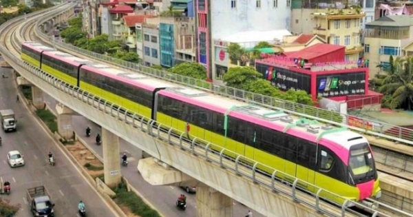 Ngày 5/12, đường sắt đô thị Nhổn - ga Hà Nội bắt đầu chạy thử