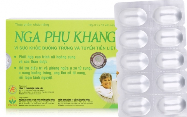 Cục An toàn thực phẩm cảnh báo người dùng khi mua Nga Phụ Khang