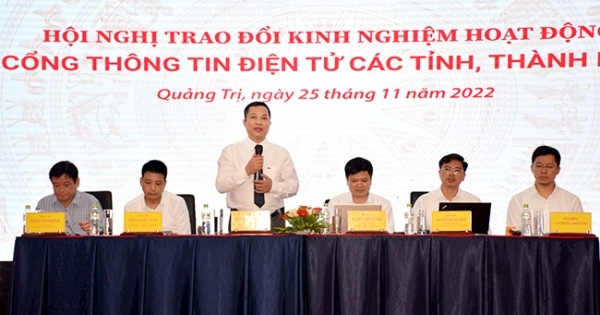 Hội nghị trao đổi kinh nghiệm giữa Cổng Thông tin điện tử các tỉnh, thành phố