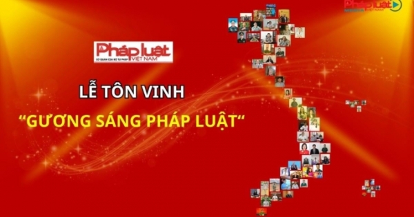 Công bố danh sách 50 "Gương sáng pháp luật" năm 2023