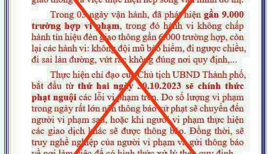 Quảng Ninh: Thông tin xử phạt 9.000 trường hợp vi phạm luật giao thông và và việc thực hiện nếp sống văn minh đô thị là giả