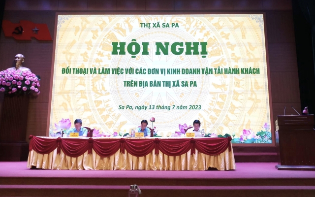 Thị xã Sa Pa chấn chỉnh tình hình hoạt động vận tải hành khách trên địa bàn