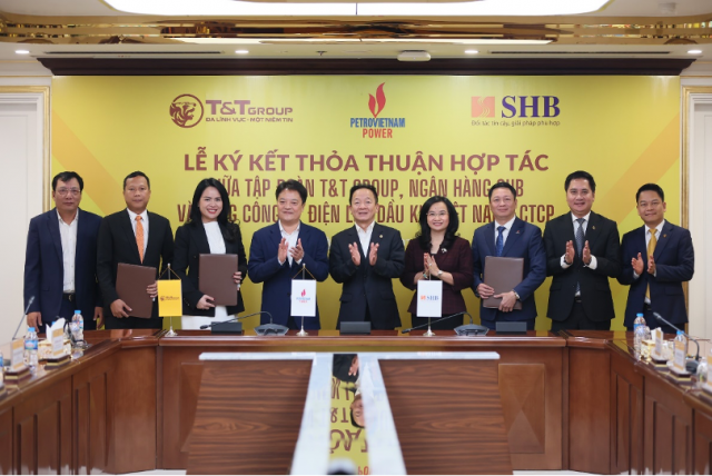 T&T Group, SHB và PV Power ký kết thỏa thuận hợp tác toàn diện