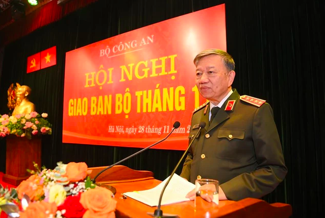 Bộ trưởng Bộ Công an chỉ đạo tập trung đấu tranh với các loại tội phạm dịp cuối năm