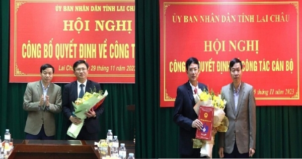 Tỉnh Lai Châu bổ nhiệm 2 lãnh đạo Sở
