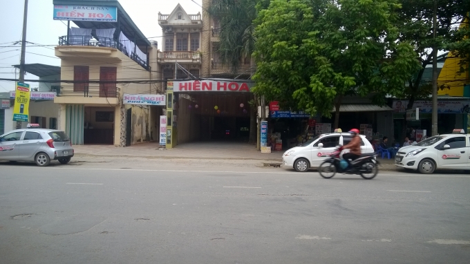 Kh&aacute;ch sạn Hiền Hoa - Nơi xảy ra sự việc