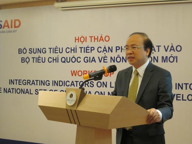 Thứ trưởng Phan Ch&iacute; Hiếu tại hội thảo