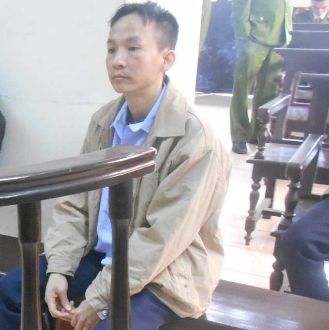 Bị c&aacute;o Ho&agrave;ng Viết Hải tại phi&ecirc;n t&ograve;a ph&uacute;c thẩm s&aacute;ng nay 7/12 (Ảnh: Nguyễn Xinh)