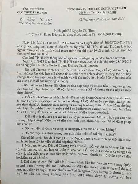 Sai phạm của Hiệu ph&oacute; Đại học ngoại thương liệu c&oacute; bị &ldquo;ch&igrave;m xuồng&rdquo;?