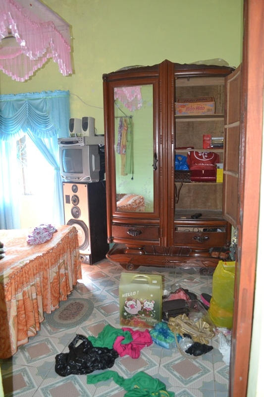 Hiện trường vụ cướp.