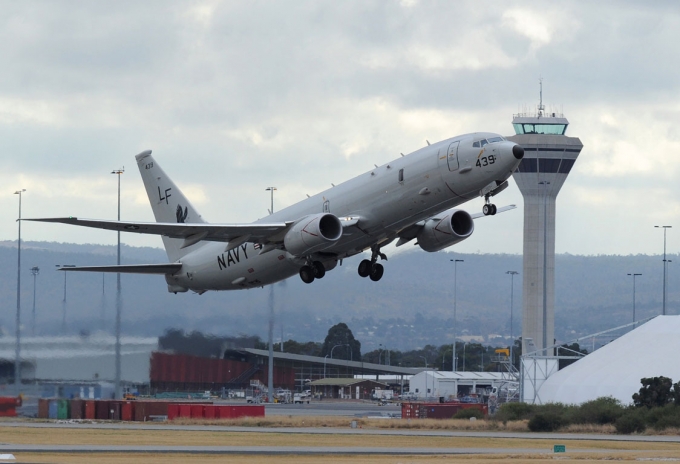 M&aacute;y bay trinh s&aacute;t P-8 Poseidon sẽ bắt đầu triển khai lần đầu ti&ecirc;n tại Singapore (Ảnh: AP)
