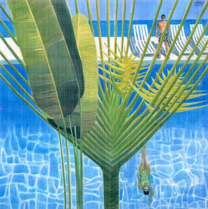 Mỹ thuật Việt Nam đang kỳ vọng nhiều v&agrave;o lớp trẻ. Ảnh: BTC