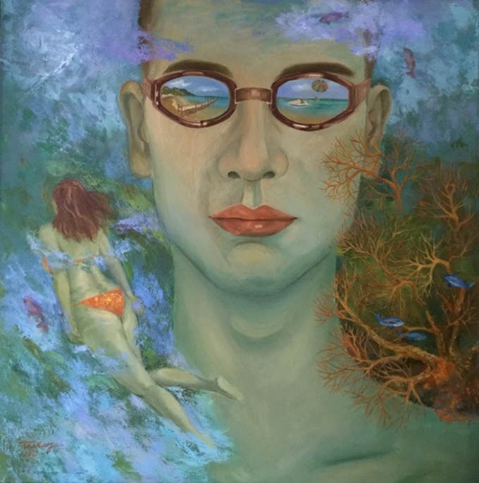 Họa sỹ T&agrave;o Hương tiếp tục khai th&aacute;c vẻ đẹp hiện hữu của thi&ecirc;n nhi&ecirc;n v&agrave; con người giữa đời thường. Ảnh: BTC