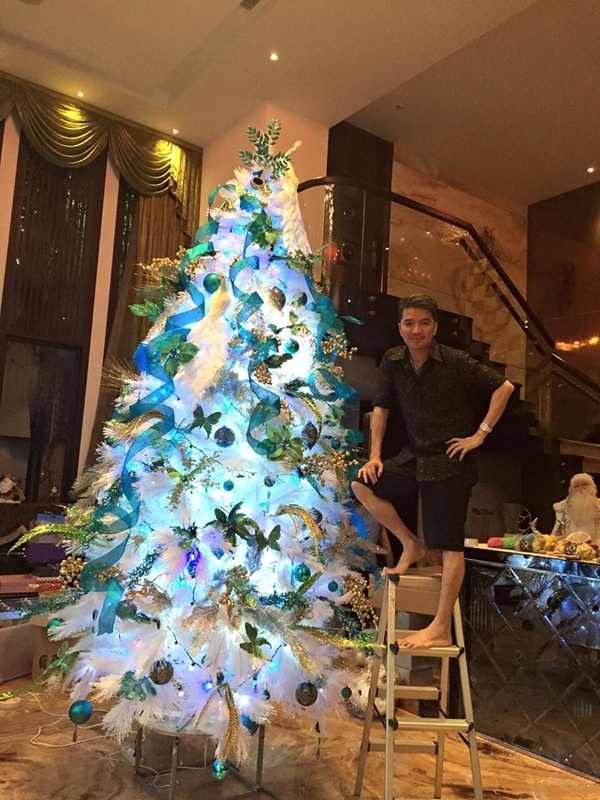 C&acirc;y th&ocirc;ng trắng tuyệt đẹp được Mr. Đ&agrave;m lựa chọn cẩn thận. Ảnh: Internet