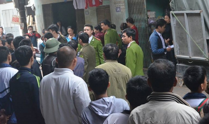 Lực lượng chức năng đ&atilde; c&oacute; mặt tại hiện trường điều tra về vụ việc.