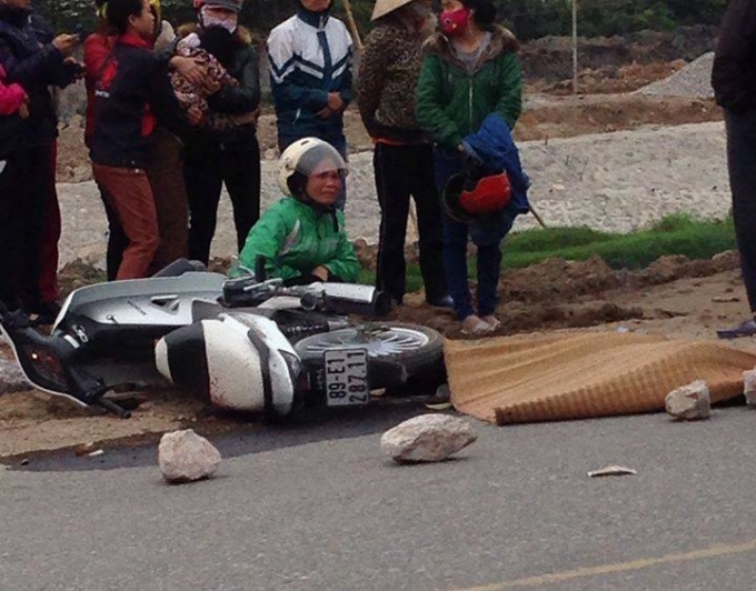 Hiện trường xảy ra vụ tai nạn thương t&acirc;m