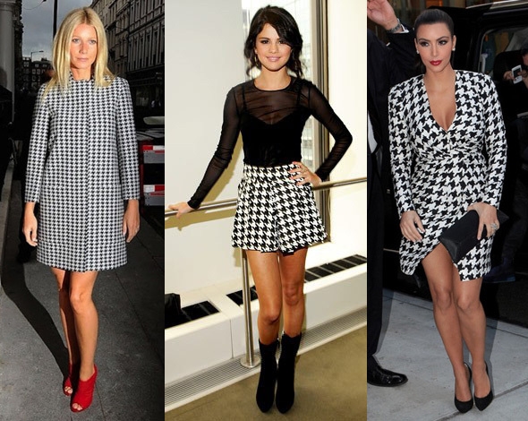 C&aacute;c sao Hollywood s&agrave;nh điệu với trang phục họa tiết houndstooth