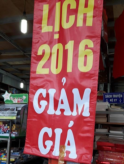 Khuyến mại, giảm gi&aacute; nhưng thị trường lịch vẫn rất ế ẩm