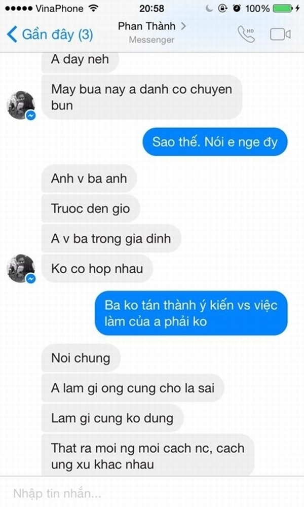 Những d&ograve;ng tin nhắn được ch&iacute;nh c&ocirc; n&agrave;ng Th&uacute;y Vi tung l&ecirc;n. C&ocirc; n&agrave;ng nữ sinh cấp ba cũng l&ecirc;n tiếng cho rằng: