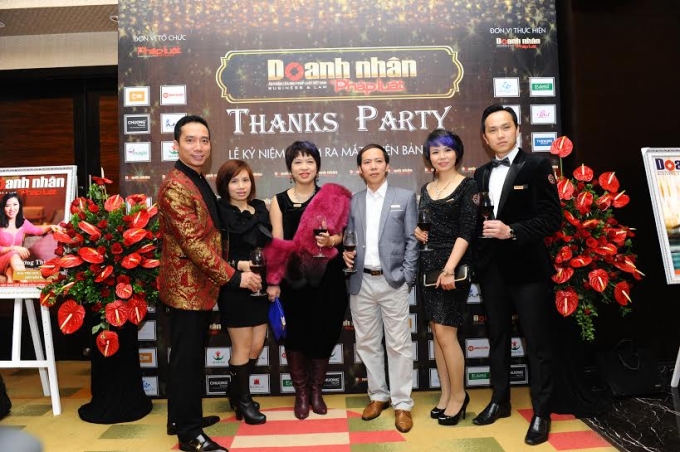 Ch&ugrave;m ảnh: H&agrave;ng loạt Doanh nh&acirc;n nổi tiếng hội ngộ tại sự kiện Thanks Party