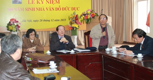 Lễ kỷ niệm 100 năm sinh nhà văn Đỗ Đức Dục