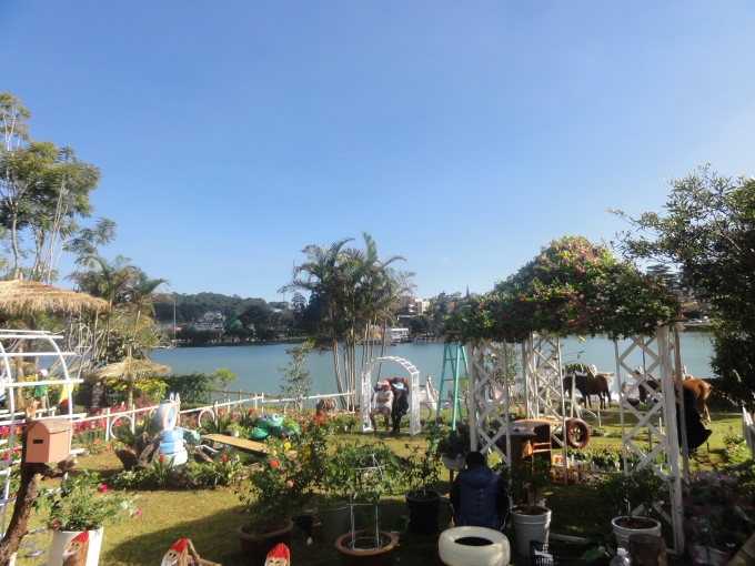 Một g&oacute;c lễ hội hoa