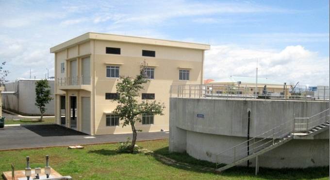 Nh&agrave; m&aacute;y xử l&iacute; nước thải TP Vũng T&agrave;u được x&acirc;y dựng từ năm 2014.