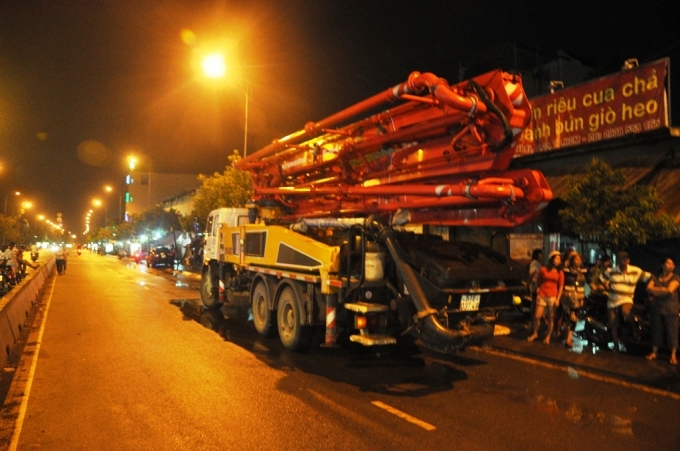 Hiện trường vụ tai nạn thương t&acirc;m.