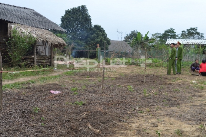 Hiện trường vụ thảm s&aacute;t tại H&agrave; Giang.