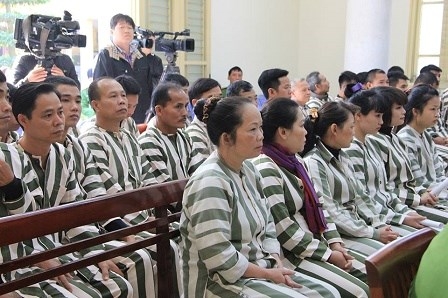 C&aacute;c phạm nh&acirc;n tại Trại tạm giam số 1 - CATP H&agrave; Nội