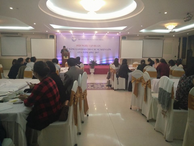 To&agrave;n cảnh Hội nghị tập huấn trong 2 ng&agrave;y 01-02/12/2016. Ảnh: V&acirc;n Trương