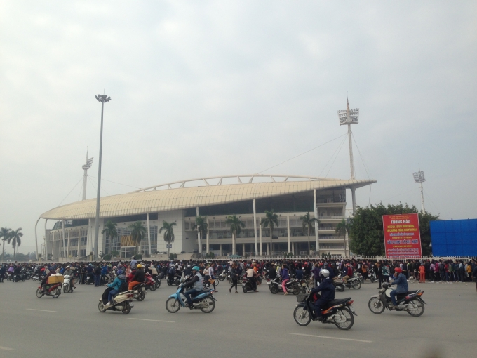 To&agrave;n cảnh tước cửa s&acirc;n VĐQG Mỹ Đ&igrave;nh