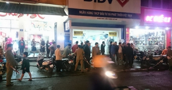 Thông tin mới nhất về nghi án cướp ngân hàng ở Huế có sử dụng hung khí nóng