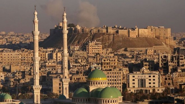 Khu vực th&agrave;nh cổ ở Aleppo. (Ảnh: AFP)