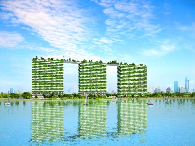 Diamond Lotus Riverside &ndash; Biểu tượng xanh giữa l&ograve;ng th&agrave;nh phố.