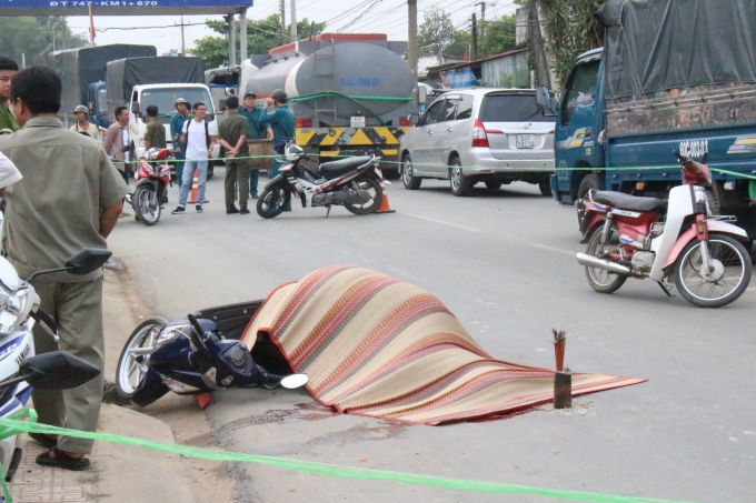 Hiện trường vụ việc.