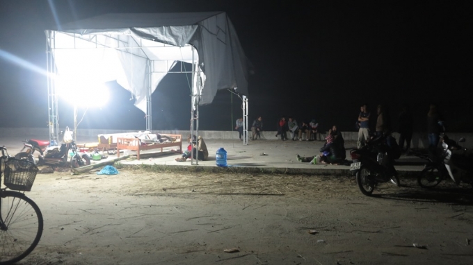 Vị tr&iacute; nơi hai nam sinh đuối nước tử vong.