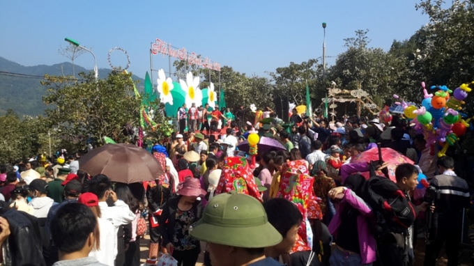 Quảng Ninh: Biển người n&aacute;o nức tham gia Hội hoa sở 2016